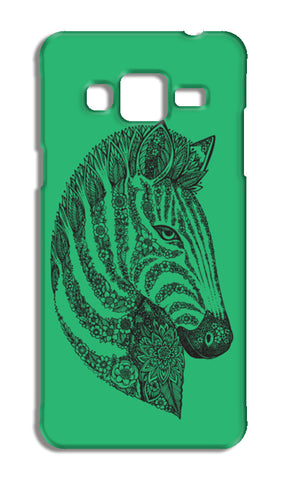 Floral Zebra Head Samsung Galaxy J3 2016 Cases
