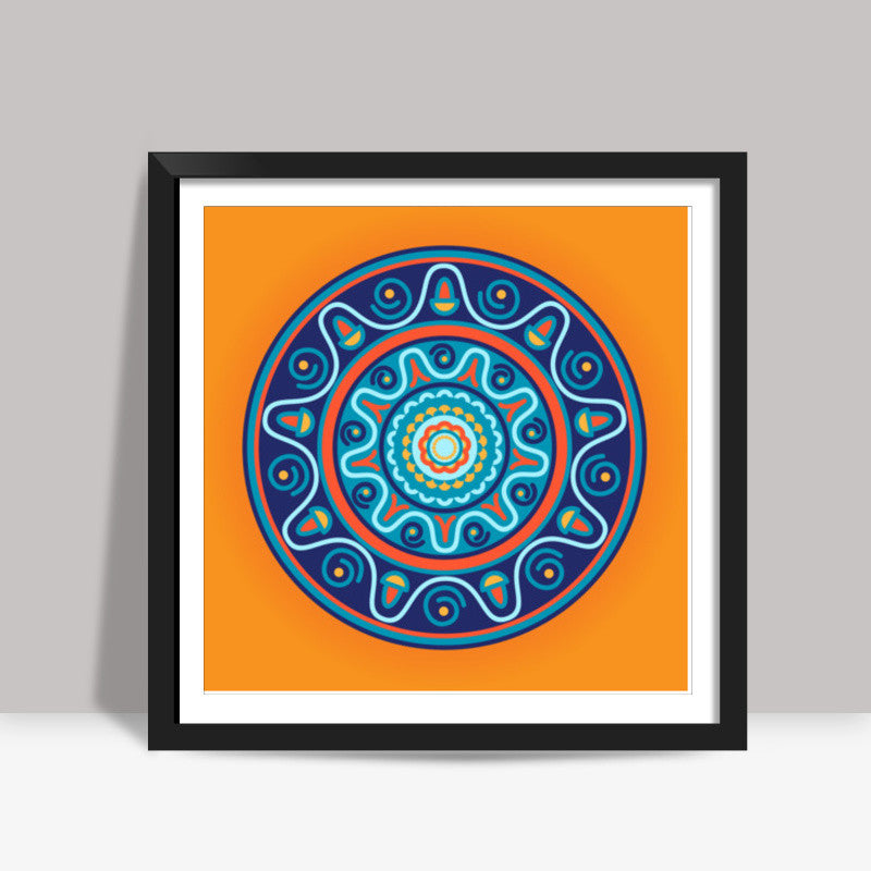 Mandala 3 Square Art Prints