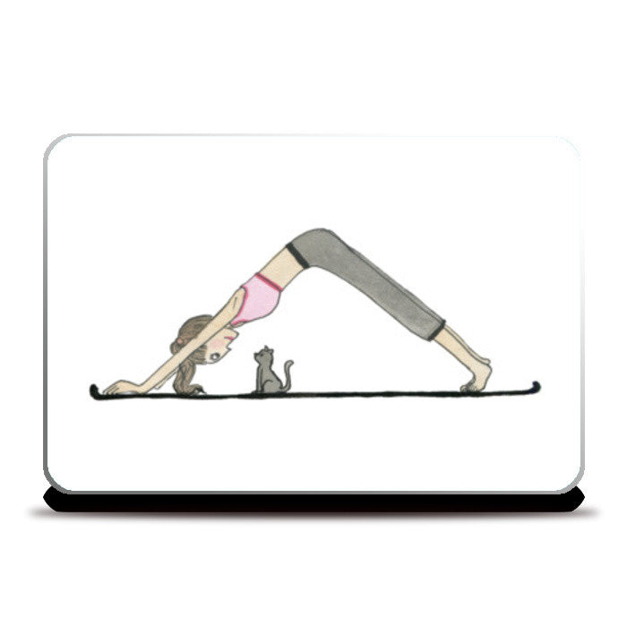 Yoga Kitten  Laptop Skins