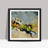 abstract fly Square Art Prints