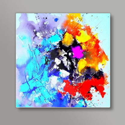 colourful abstract 9874 Square Art Prints