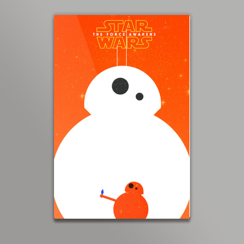 BB-8 MINIMAL POSTER Wall Art