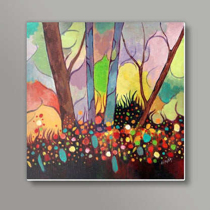 Fantasy trees Square Art