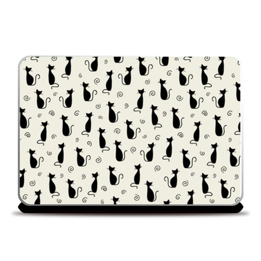 Cat Pattern Laptop Skins