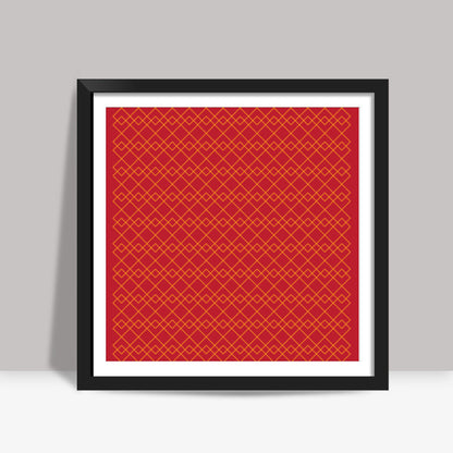 Woven Pattern 2.0 Square Art Prints