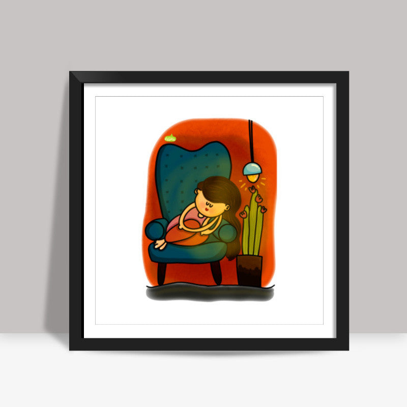 The Cozy Corner Square Art Prints