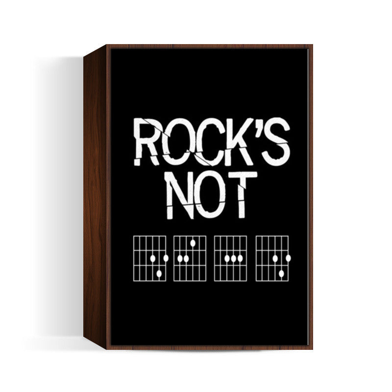 Rocks Not Dead | Horns Up Wall Art