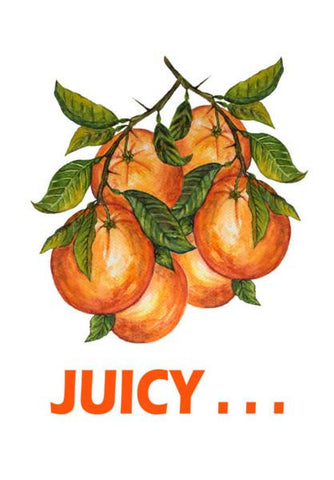 PosterGully Specials, Bunch Of Oranges Fruit Painting Wall Art