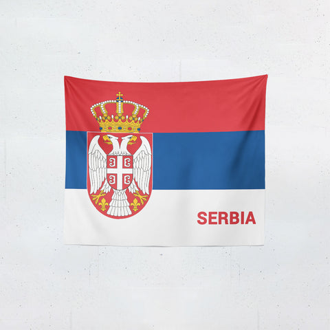 Serbia Flag Tapestries | #Footballfan