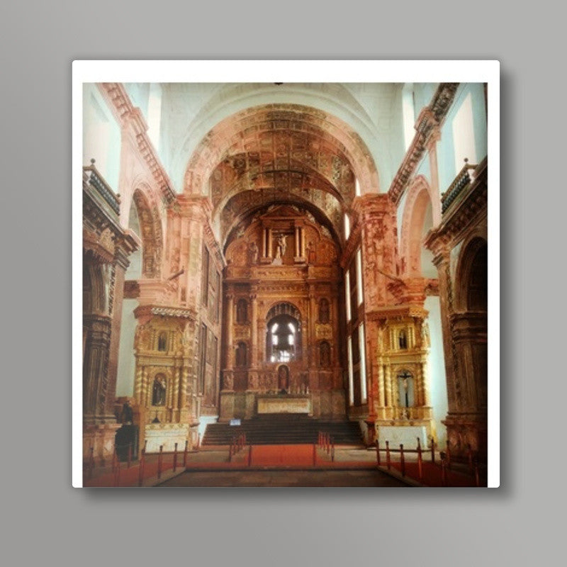 St. Francis of Asisi, Goa Square Art Prints