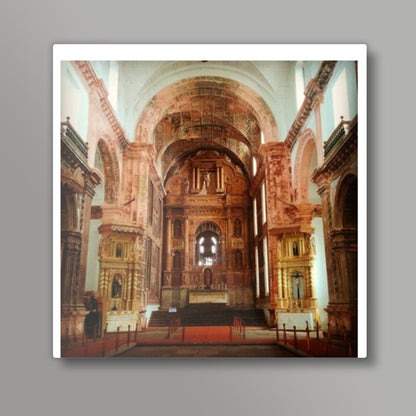 St. Francis of Asisi, Goa Square Art Prints