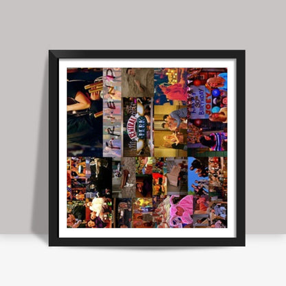 Friends poster Square Art Prints