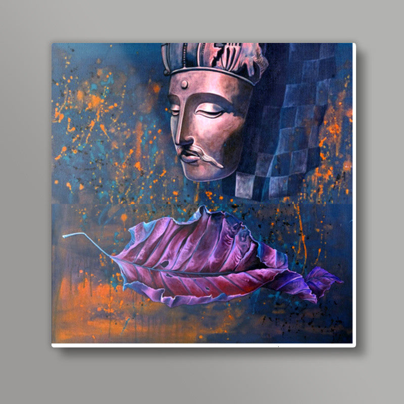 Bodhi Leaf Square Art Prints