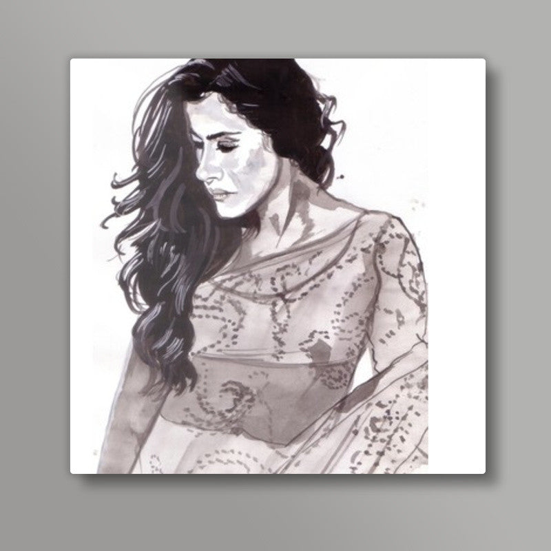 Kajol raises the beauty quotient Square Art Prints