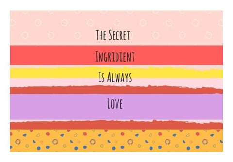 PosterGully Specials, The secret ingridient Wall Art