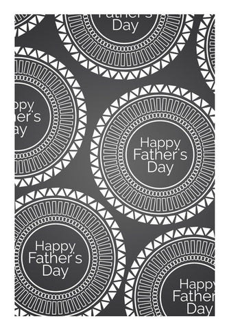 Fathers Day Pattern Wall Art