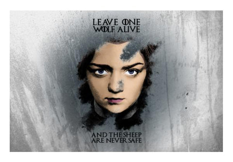 PosterGully Specials, Game of Thrones | Arya Stark | Wall Art