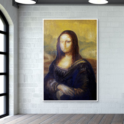 One-eyed Mona Lisa Wall Art