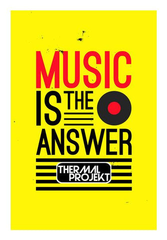PosterGully Specials, Music Is The Answer Vol 2 Wall Art
