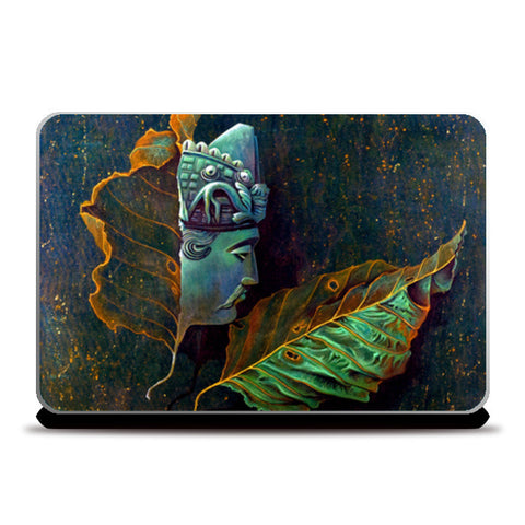 Bodhi in Green Space Laptop Skins