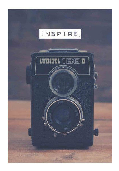 Vintage Camera Inspire Wall Art