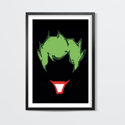 Joker Batman Minimal Doodle Wall Art