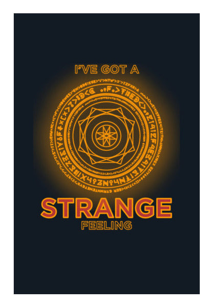 Strange Superhero Minimal Chakra Wall Art