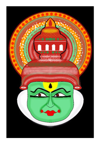 Wall Art, Kathakali Pacha Vesham Wall Art | Pratyasha Nithin, - PosterGully