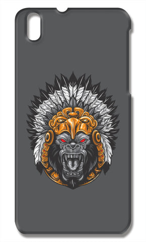 Gorilla Wearing Aztec Headdress HTC Desire 816 Cases