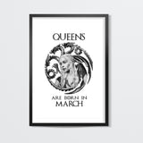 Game of Thrones | Queen | March Wall Art