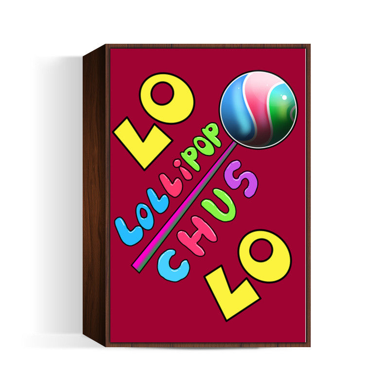 Lo Lollipop Chus Lo (Red Back) Wall Art