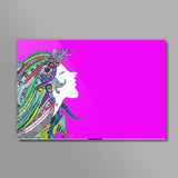 Girl in Song (pink) Wall Art