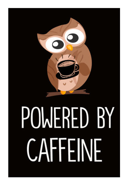 Powered By Coffee Wall Art