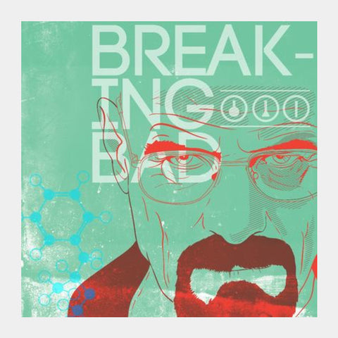 Square Art Prints, Breaking Bad: Heisenberg Square Art Prints