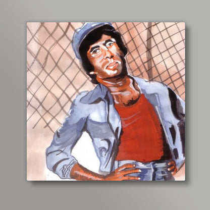 Superstar Amitabh Bachchan has been in the race, for the long run Square Art Prints