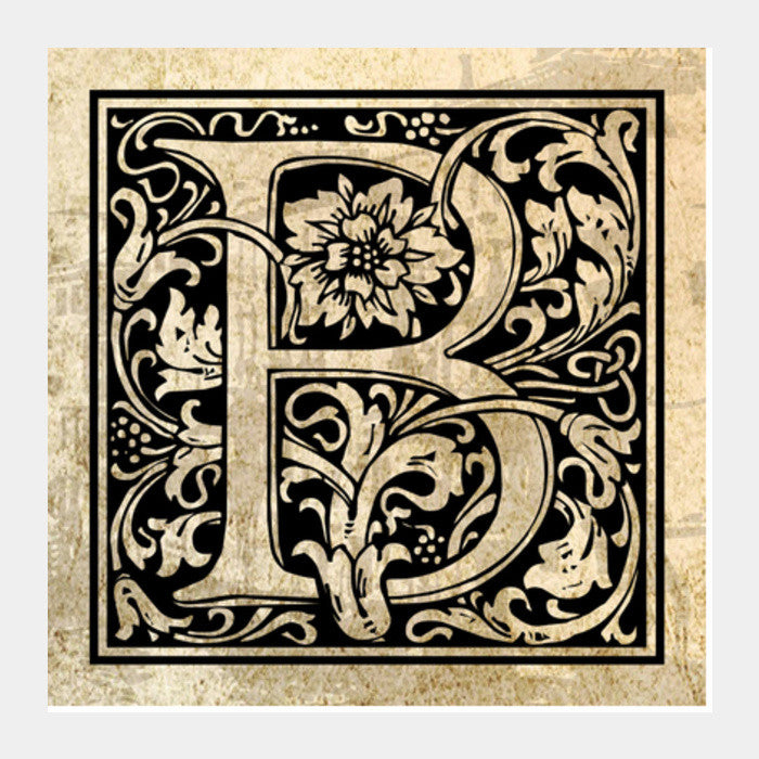 Ornate B Square Art Prints