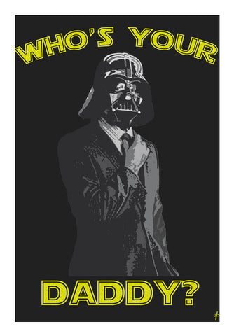 Daddy Darth Vader  Wall Art