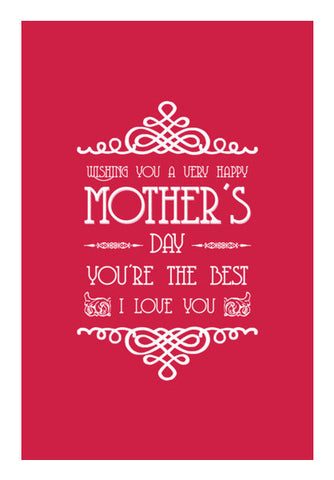 Beautiful Mother's Day Typography Art PosterGully Specials