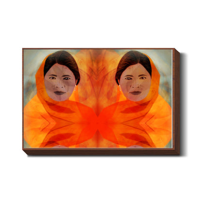Becoming The Fire - Indian Woman Wall Art