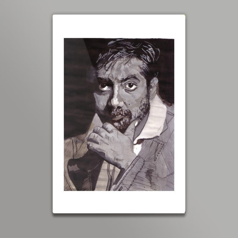 Bollywood director Anurag Kashyap is a passionate filmmaker Wall Art