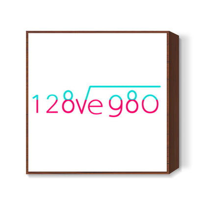 I LOVE YOU  Square Art Prints