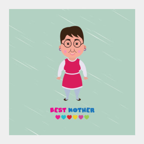 Best Mother Square Art Prints PosterGully Specials