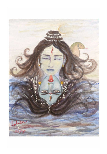 Wall Art, Shiva Shakti / artist : Lalitavv, - PosterGully