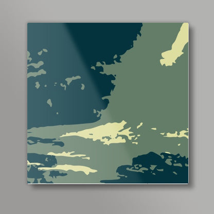 Thick Camo Square Art