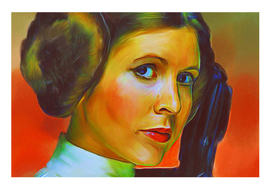 Carrie Fisher Art PosterGully Specials