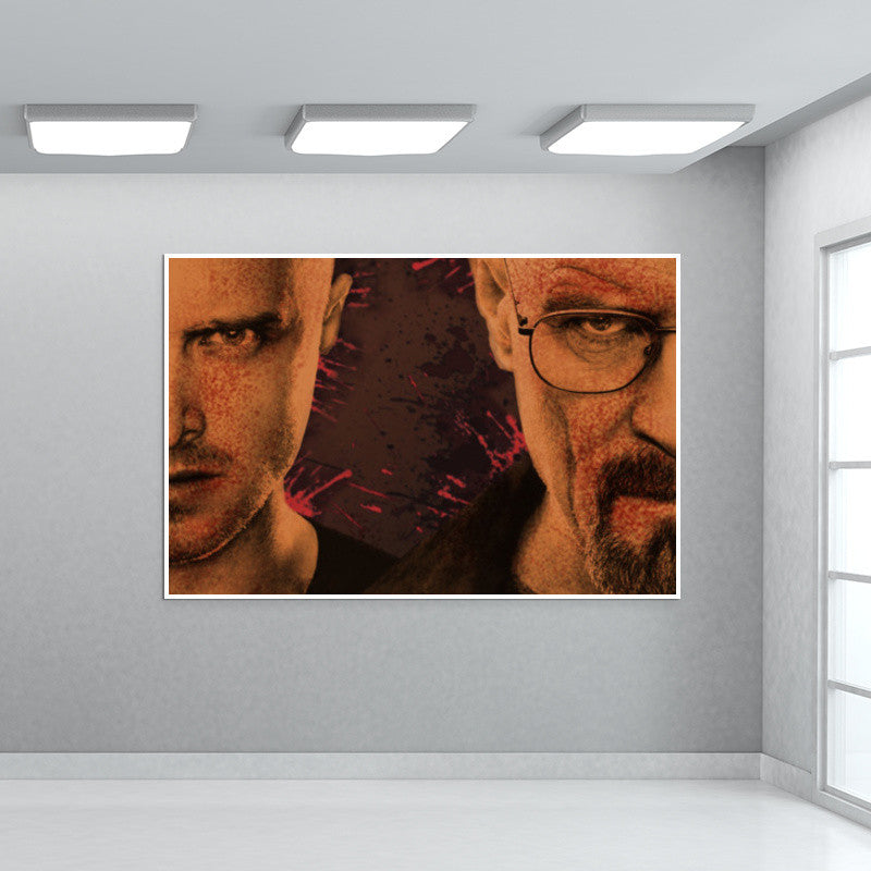 breaking bad photo manipulation Wall Art