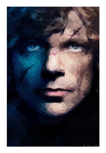 Wall Art, Tyrion Lannister | Polygonal Portrait Wall Art | Omkar Thakur, - PosterGully