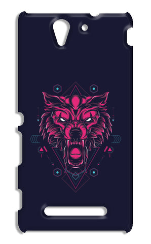The Wolf Sony Xperia C3 S55t Cases