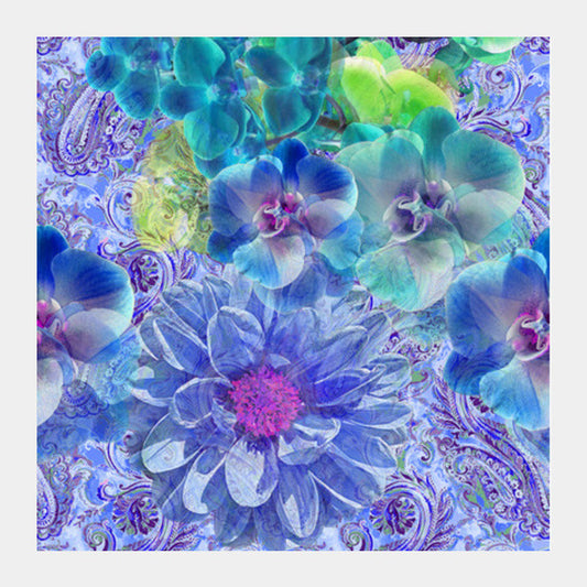 Enchanting Flora Square Art Prints