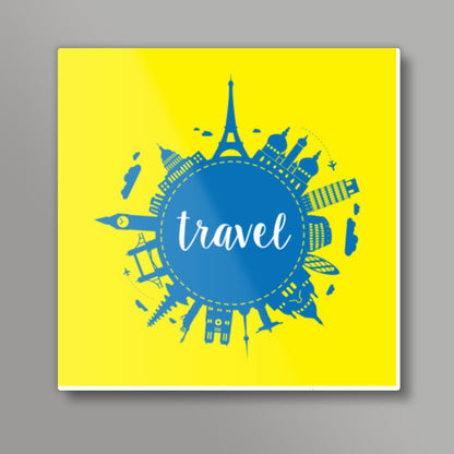 Travel Square Art Prints